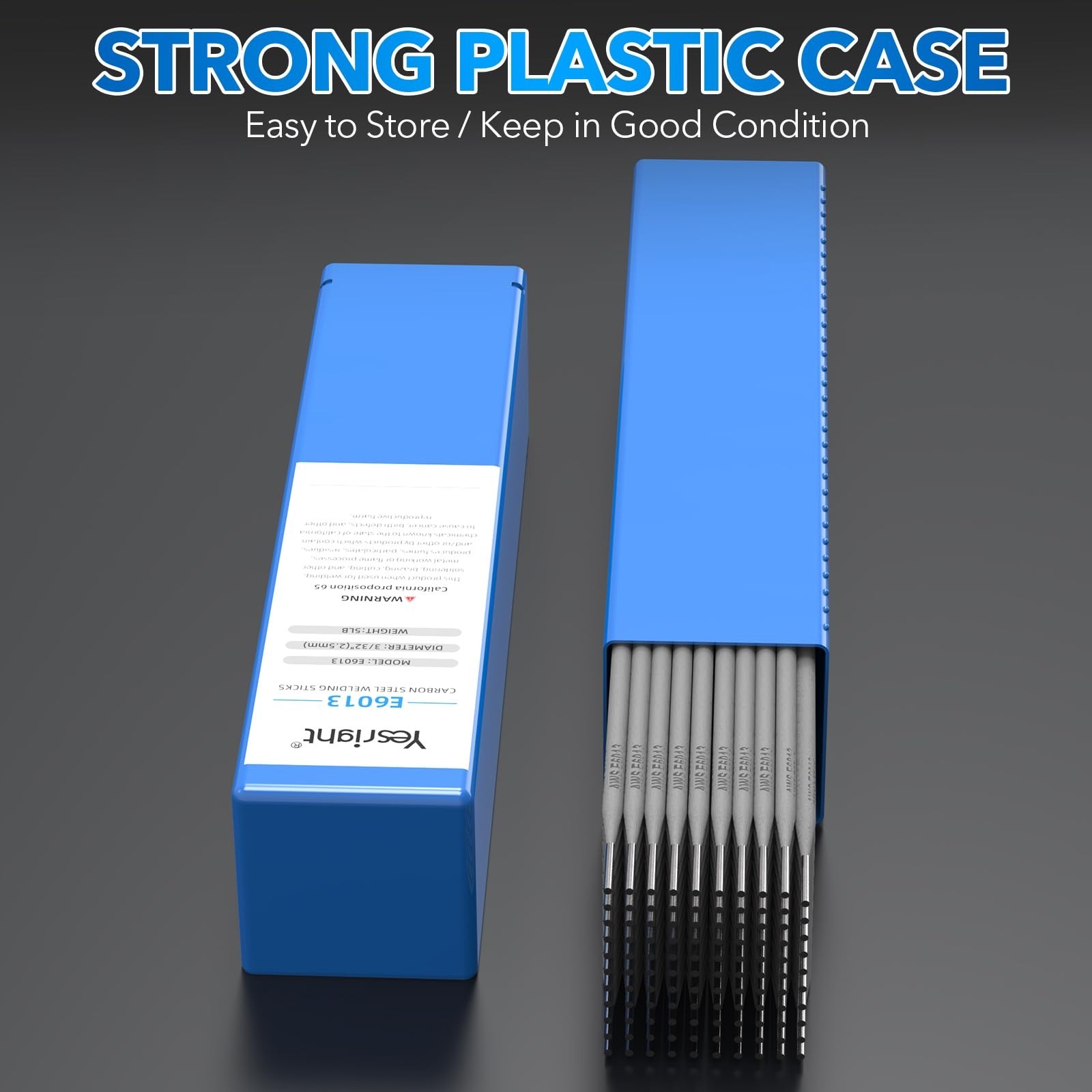 E6013 Welding Rods 3/32", Carbon Steel Stick Electrodes All Position, 5LB