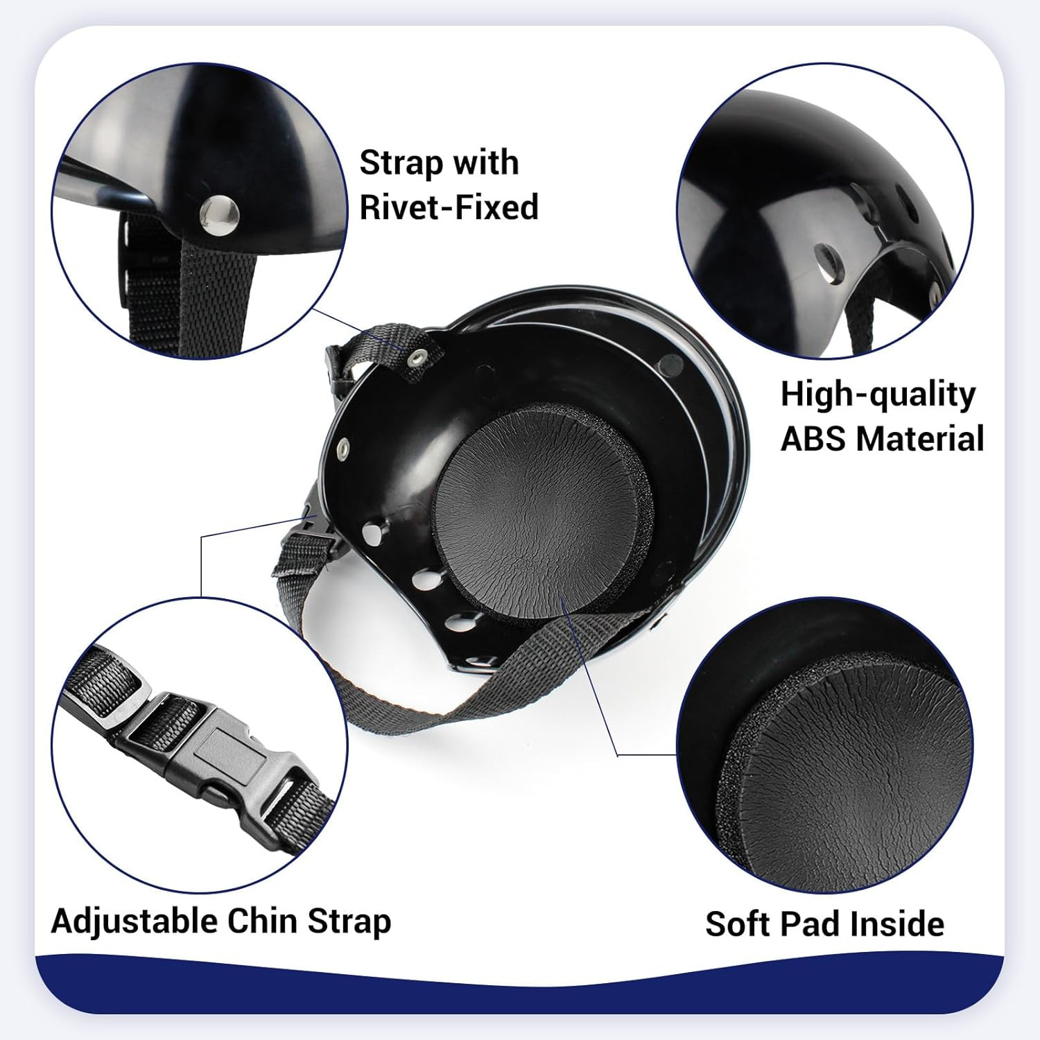 Dog Helmet for Small Dogs, Motorcycle Dog Helmets Chihuahua Helmet, Outdoor Bike