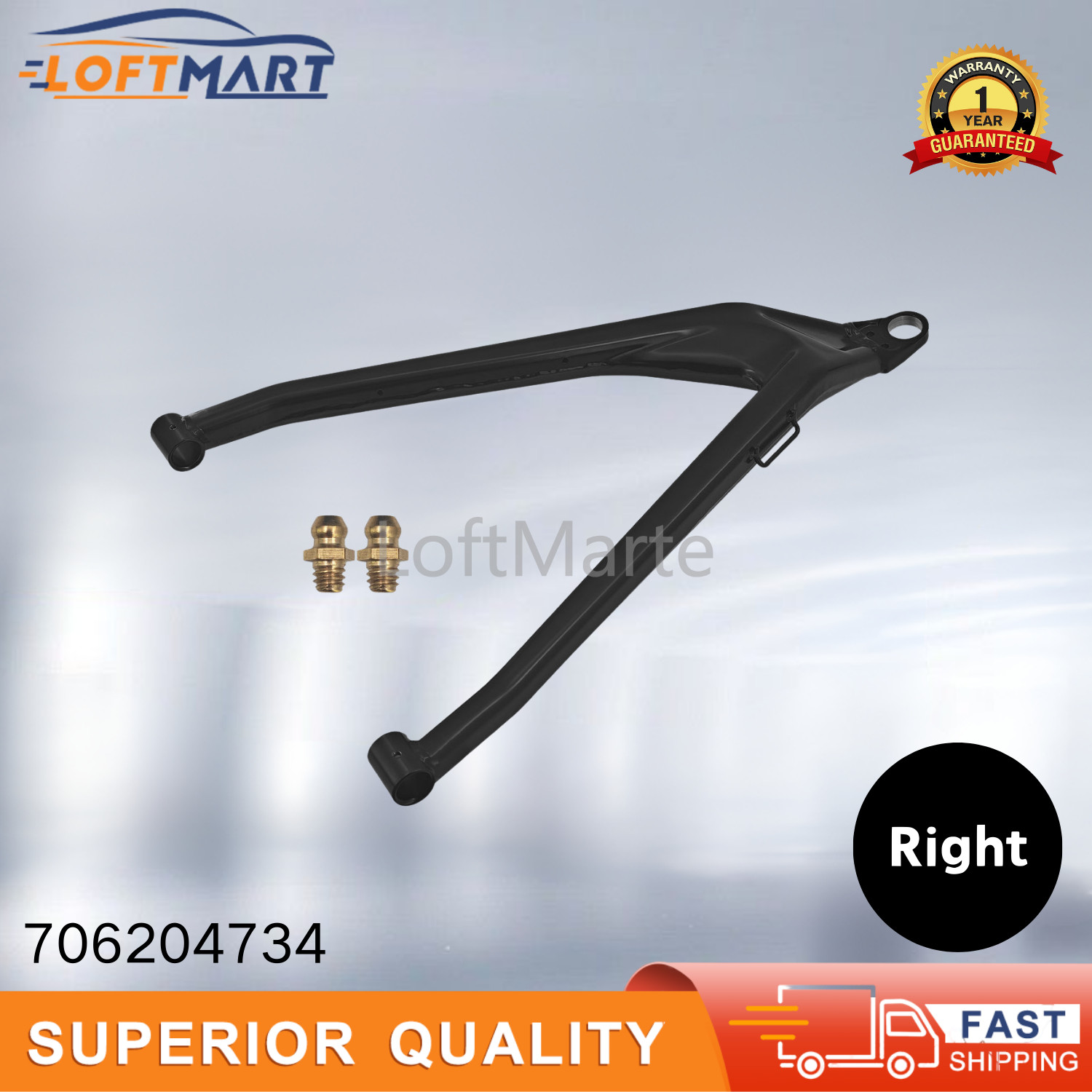 72" Right Front Passenger Lower A Arm 706204734 For Can Am Maverick X3 2018-2021