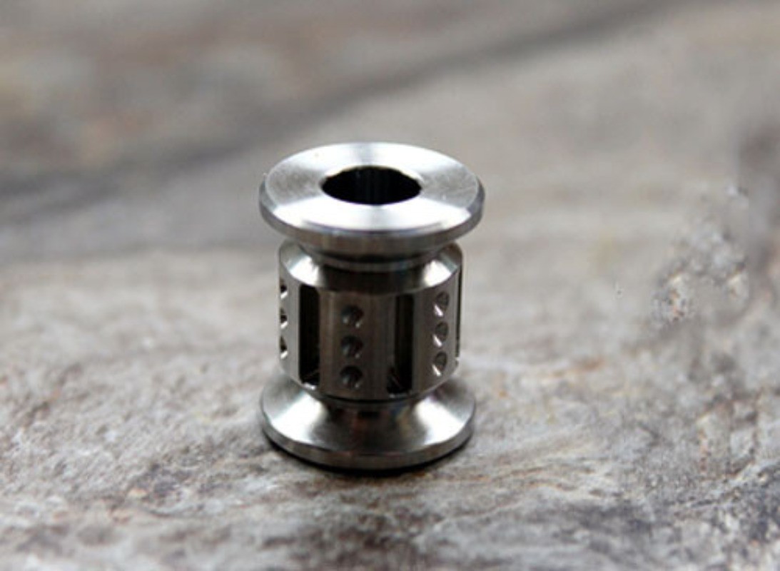 TC4 Titanium Alloy Lanyard Bead Bracelet Necklace Bead Pendant Key Chain Pendant