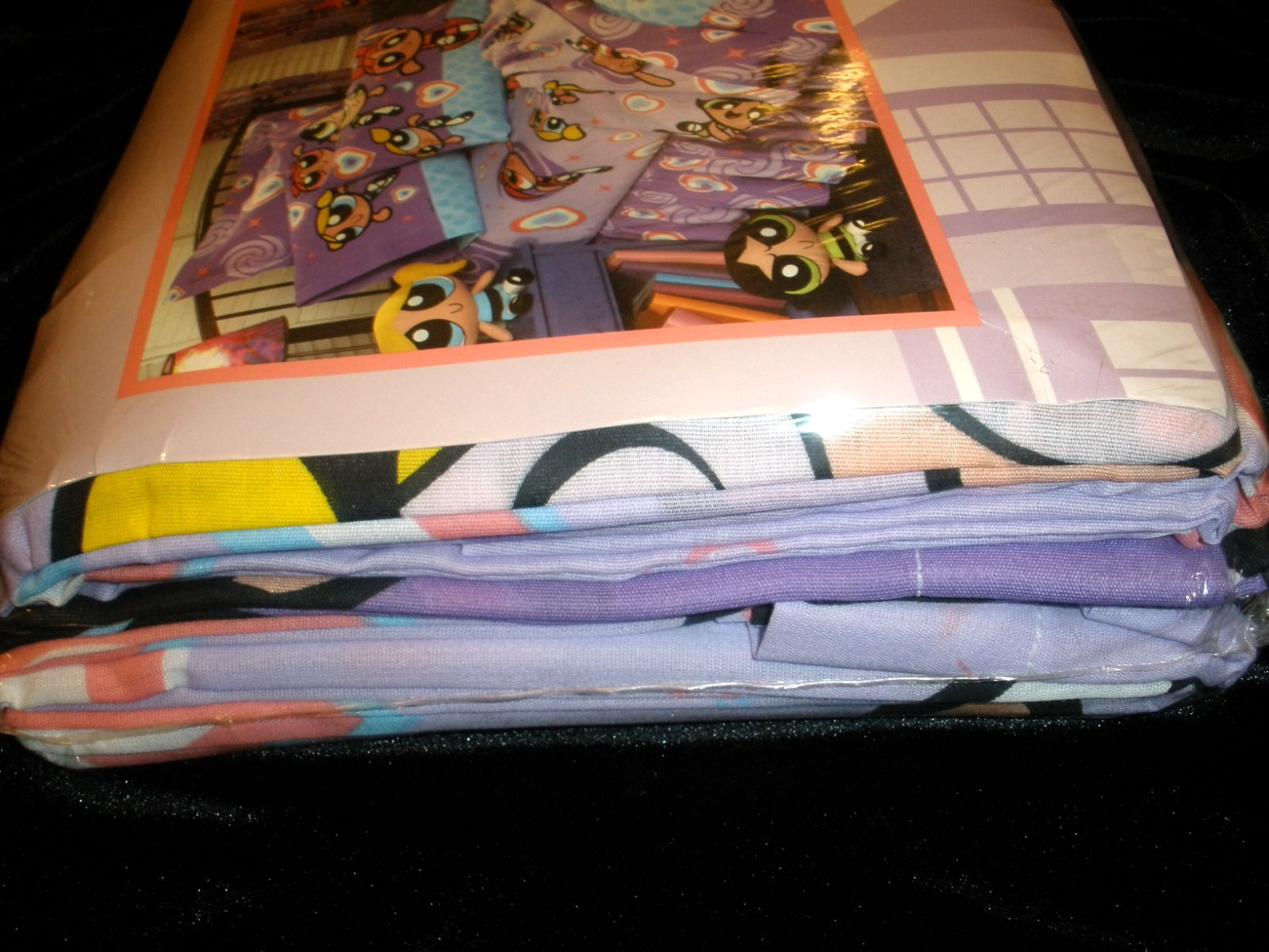 Power Puff Girls DOUBLE / FULL SET Sheet 4 Pc Dan River Vintage Y2K 2000 NEW