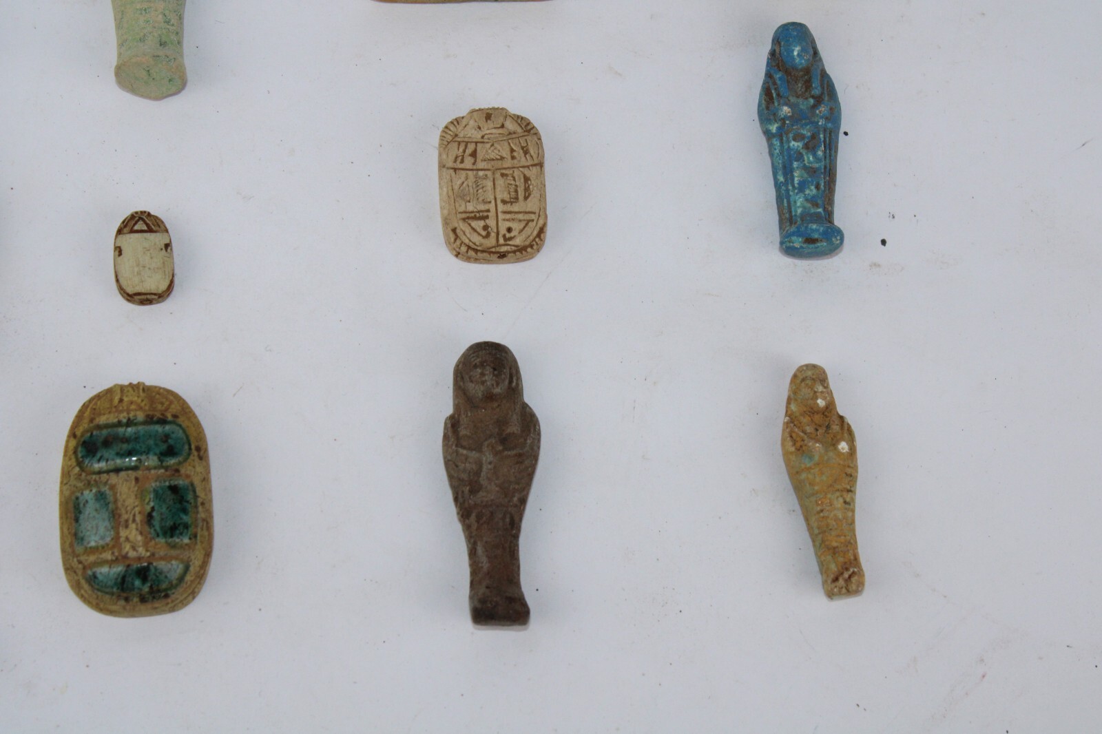 COLLECTION of 15 RARE ANCIENT EGYPTIAN PHARAONIC ANTIQUE Amulets (Egypt History)