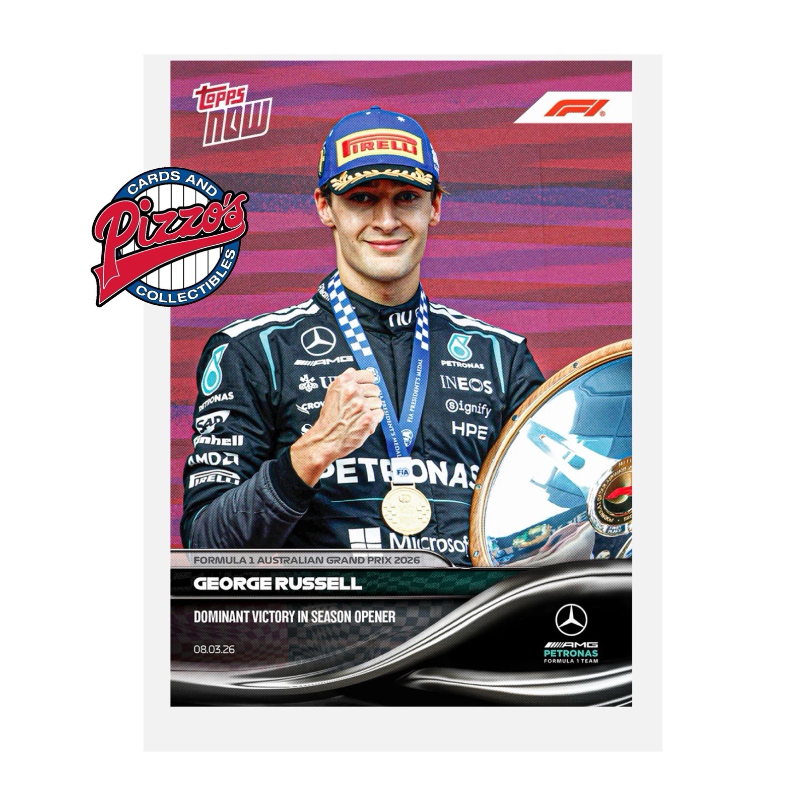 5-Card Bundle Australian GP 2026 Formula 1 Topps NOW Cards 12-16 Presale