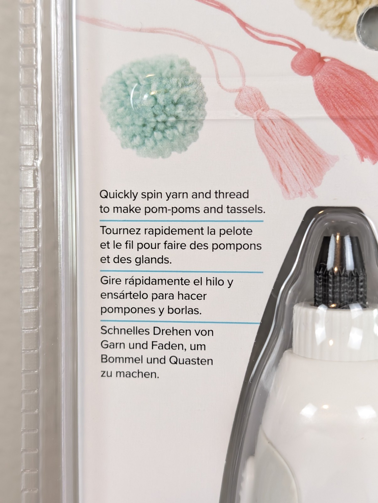 Keepers Crafter's Essentials Spinning Tool Kit (5 Pieces) Pom Pom Maker Crafting