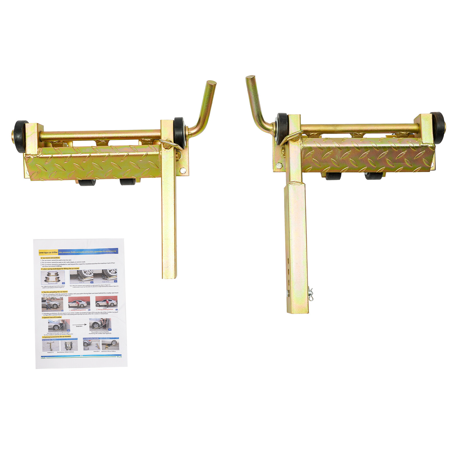 1T Wheel Dolly Tire Jack Lift Vehicle Positioning Moving Car Wheel Dolly 2200LBS