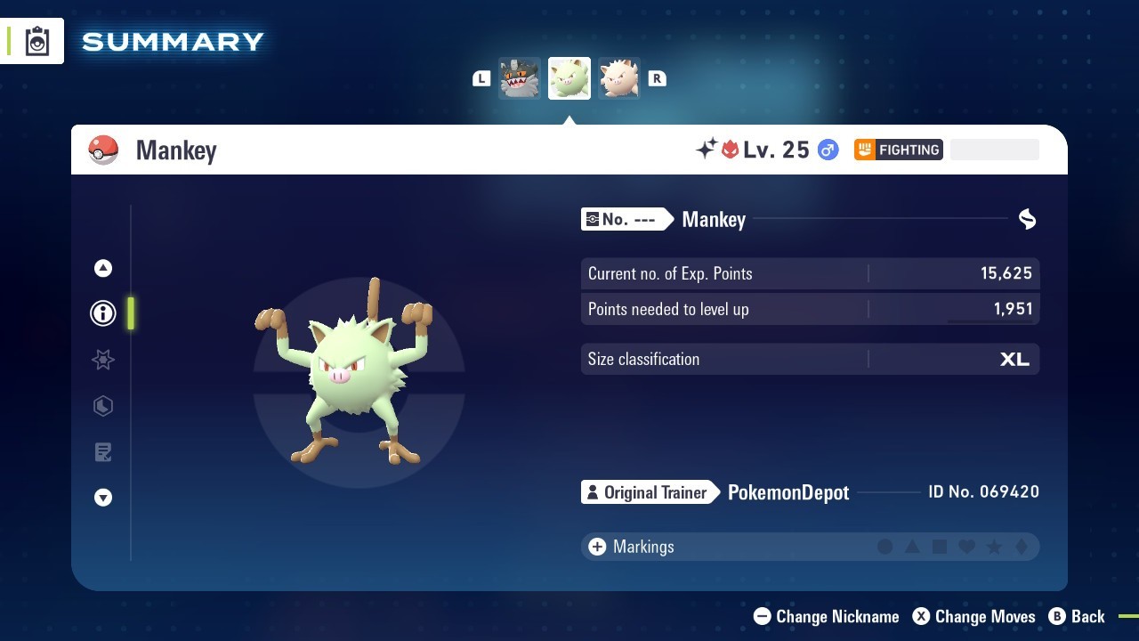 6IV Untouched Shiny Mankey Pokemon Legends ZA *SAME DAY*