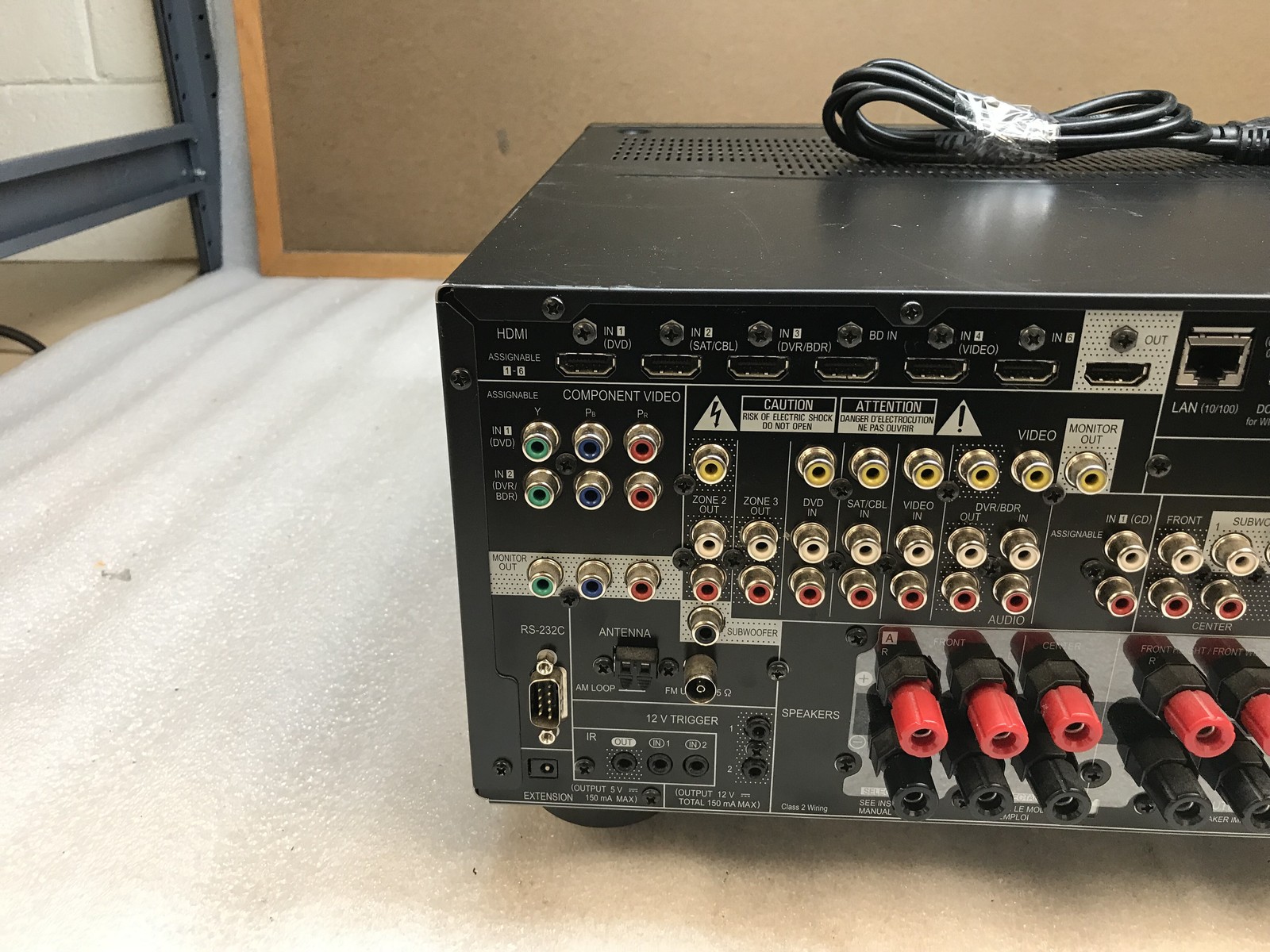 Pioneer Elite SC-63 7.2 Channel AV Receiver Black Dolby True HD - No Remote