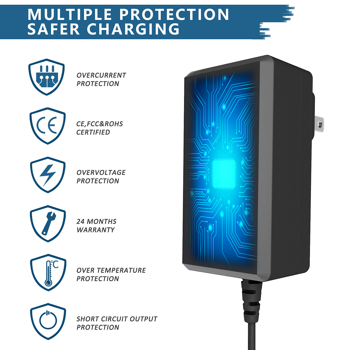 PwrON AC DC Adapter Charger for Linksys Velop WHW0302 WHW0303 WHW0301 Router PSU