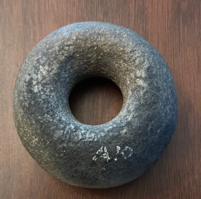 G9 Native American Mace Head/Donut Stone w/ Jackson COA - Artifact Arrowhead