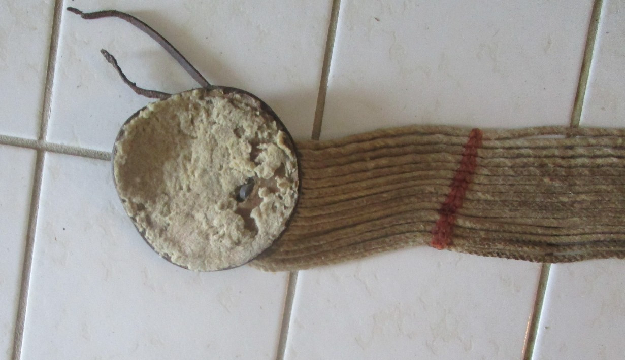 37'' VINTAGE WIDE ROPE WESTERN CINCH, LEATHER BUCKLE COVERING