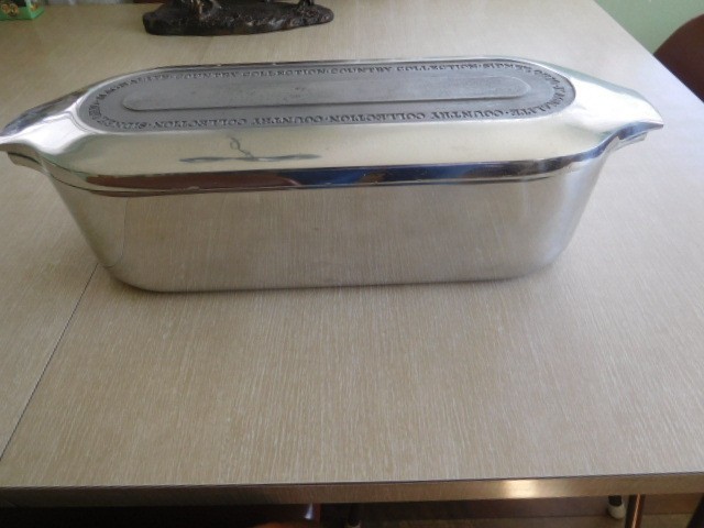 MAGNALITE COUNTRY COLLECTION 16" FISH POACHER ROASTER w/LIFT-OUT TRIVET TRAY VTG