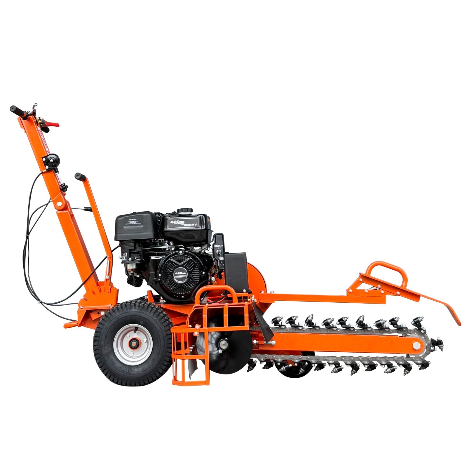 Stump Grinder, Wood Chipper, Trencher Heavy Duty Garden Tool Power Equipments