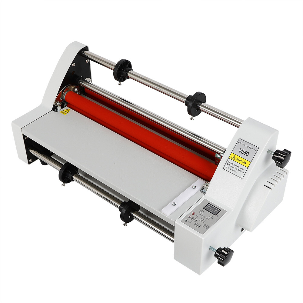 Hot Cold Roll Laminator Single & Dual Sided Digital Display Laminating Machine