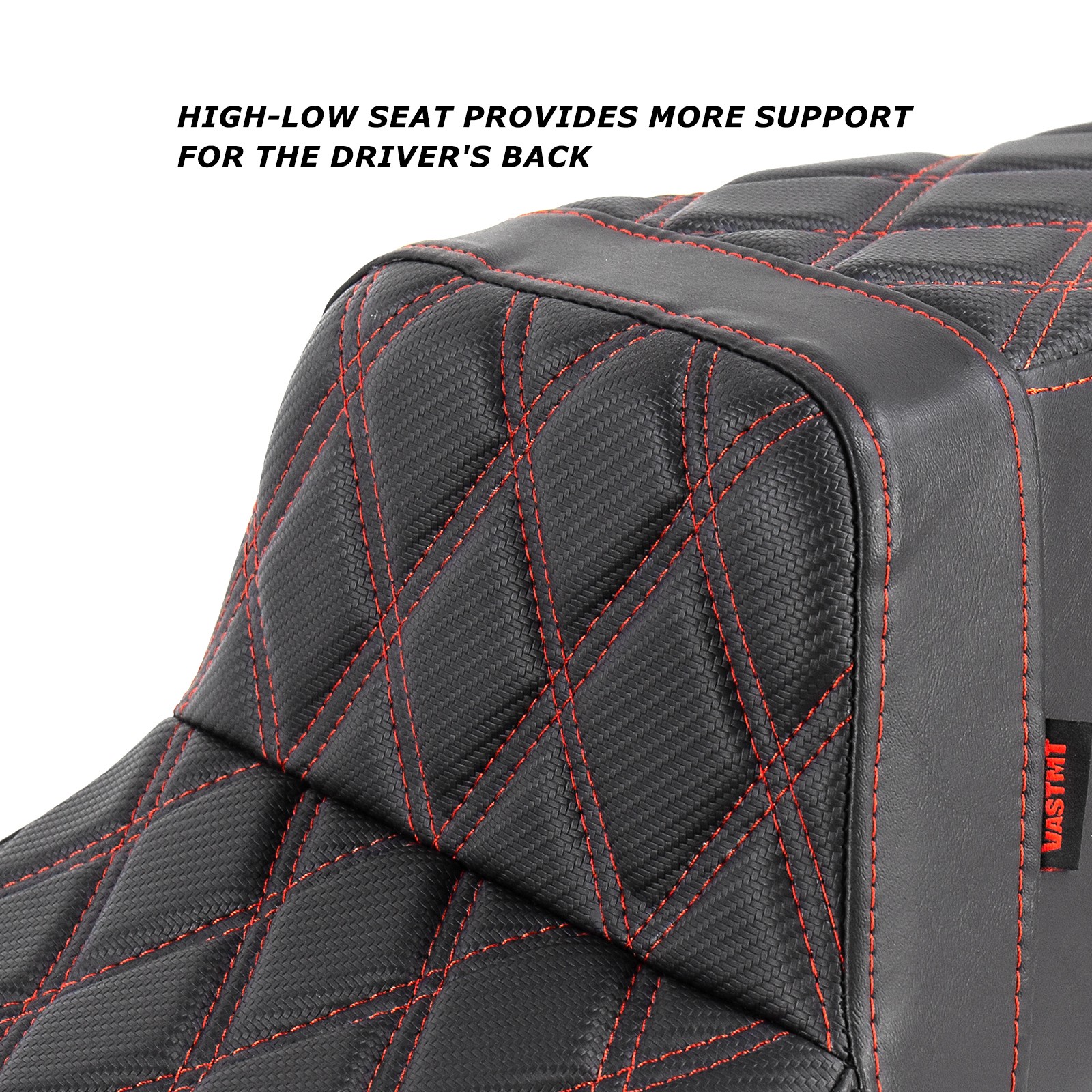 Red Diamond Seat Gel 1-Piece For Harley Electra / Road Glide 1997-2007 Thicker