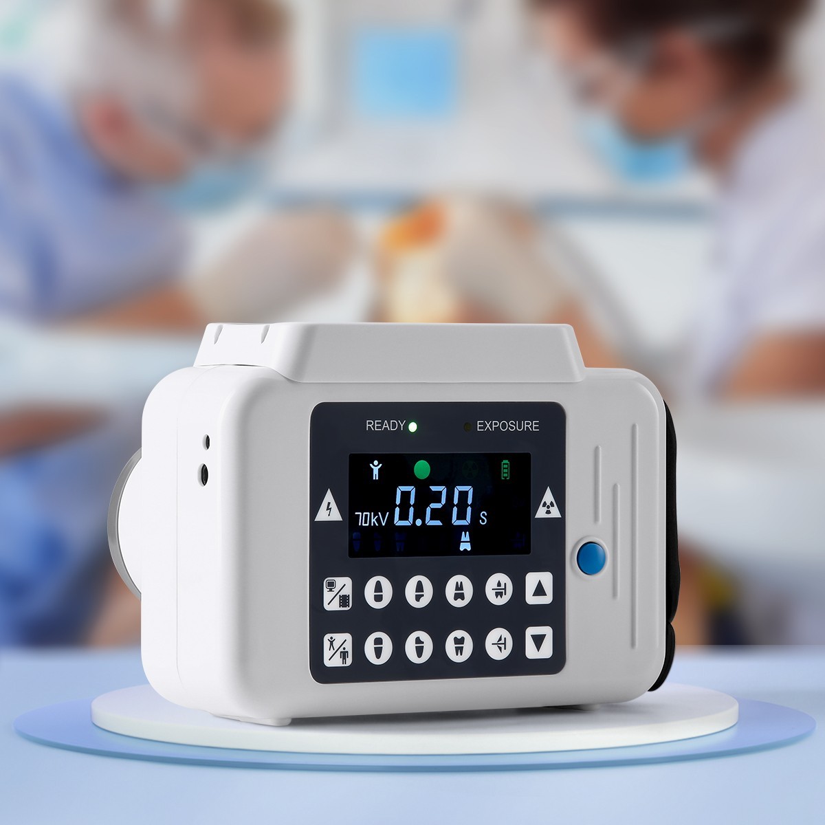 Digital Ray 2 in 1 Dental Portable X Ray Machine no Shield with screen+Sensor 2