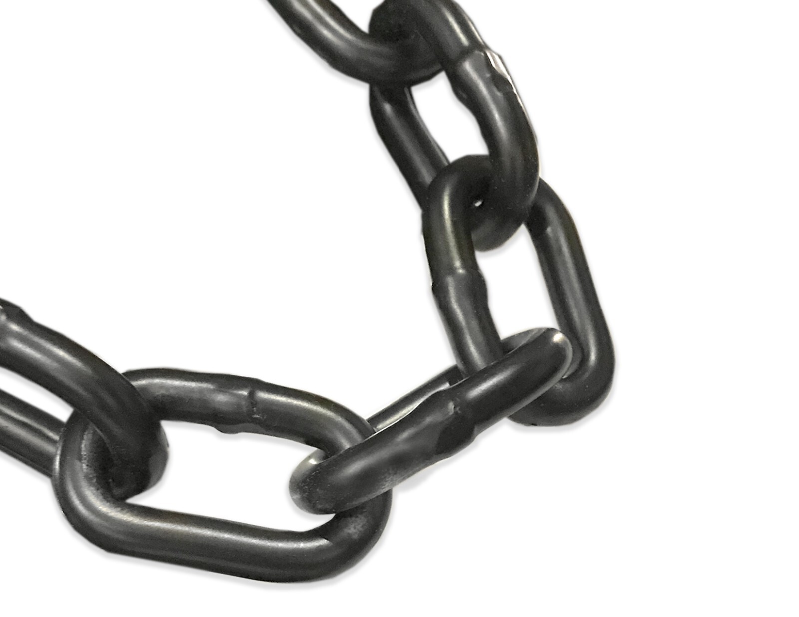 3/16" X 20' GRADE 30 Black Proof Coil Powder Coated Safety Chain Swing Set