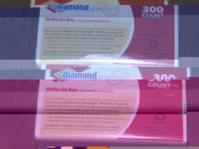 600 MATCHES) large size STICK MATCHES, 300 per BOXES, (2-PO-4)