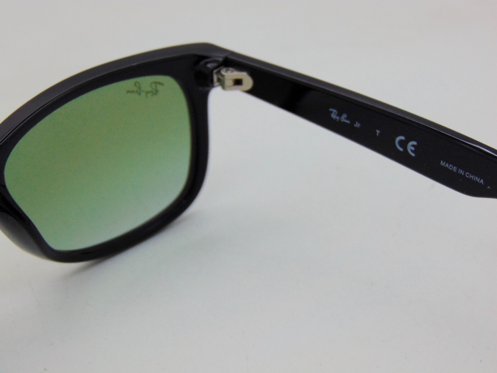 Ray Ban Jr. RJ 9052S 100/W0 New Wayfarer Black Mirrored Kids Sunglasses