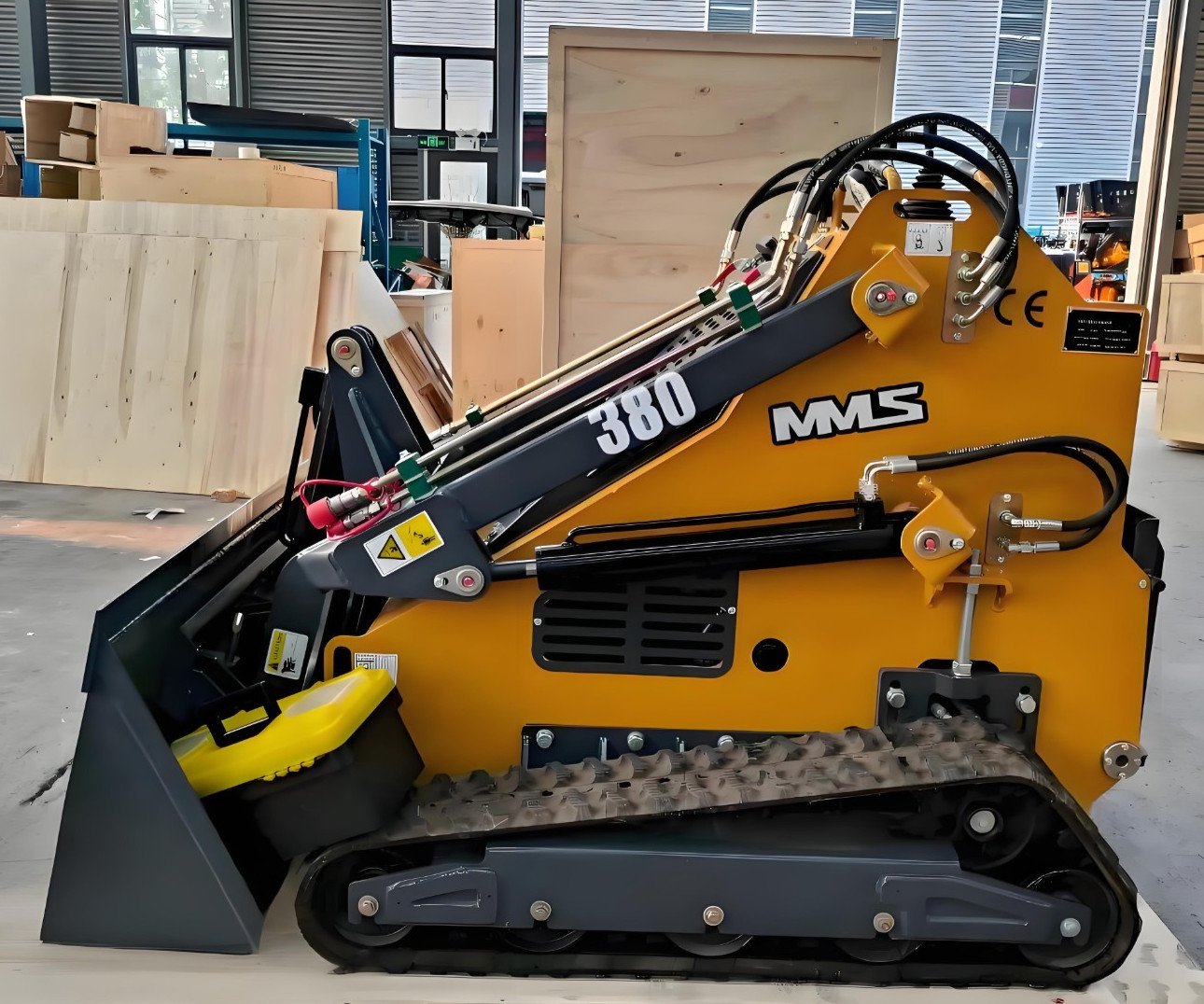 2025 Mini Skid Steer 23HP B&S Loader 3.5mph Speed For Farm EPA Petrol Engine