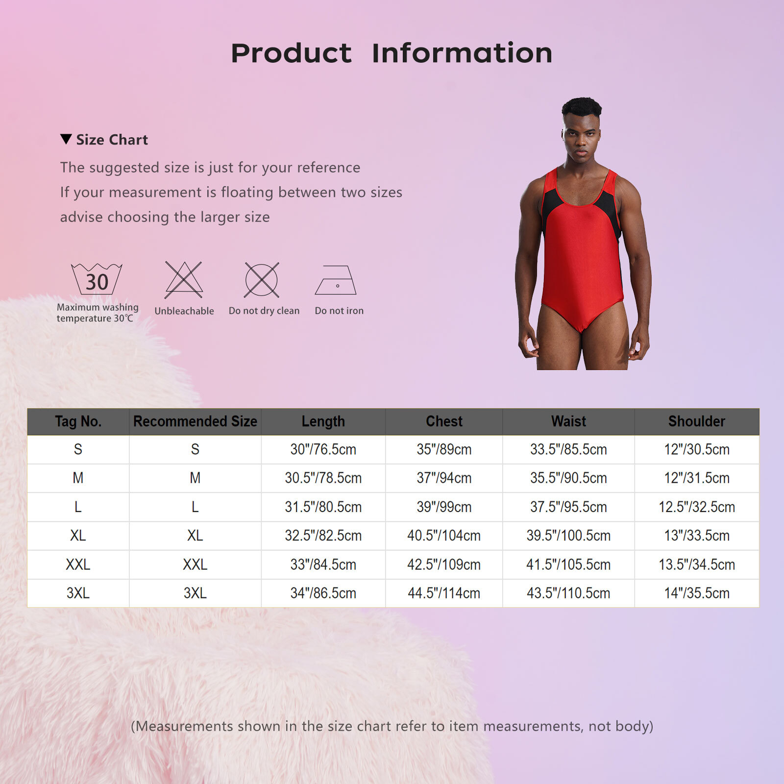 Men's Sleeveless U Neck Leotard Bodysuit Wrestling Singlet Swimming Jockstrap