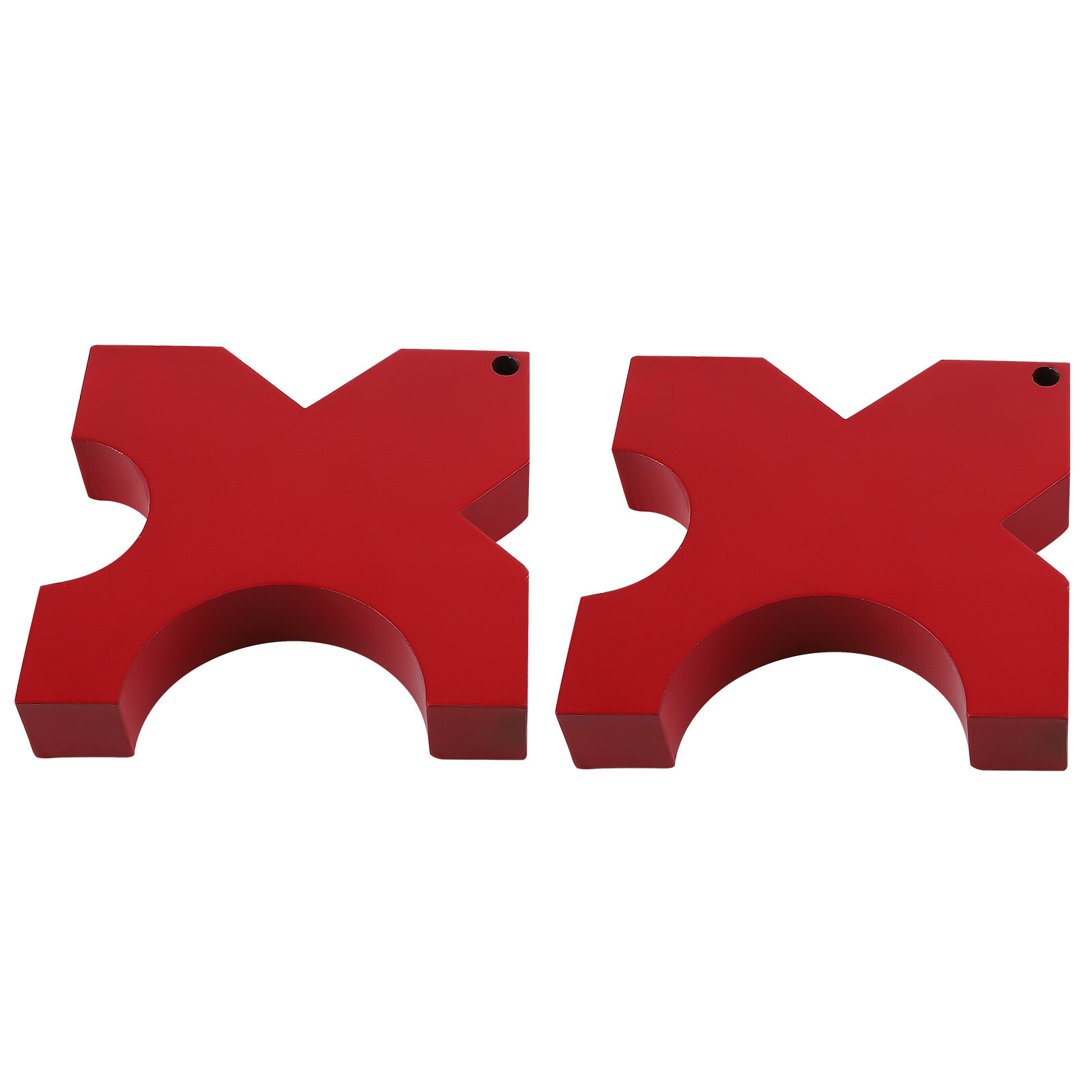 20 Ton Shop Press Bed Plates H-Frame 4 Notch 5x5x1 inch Metal Press Plates 2X