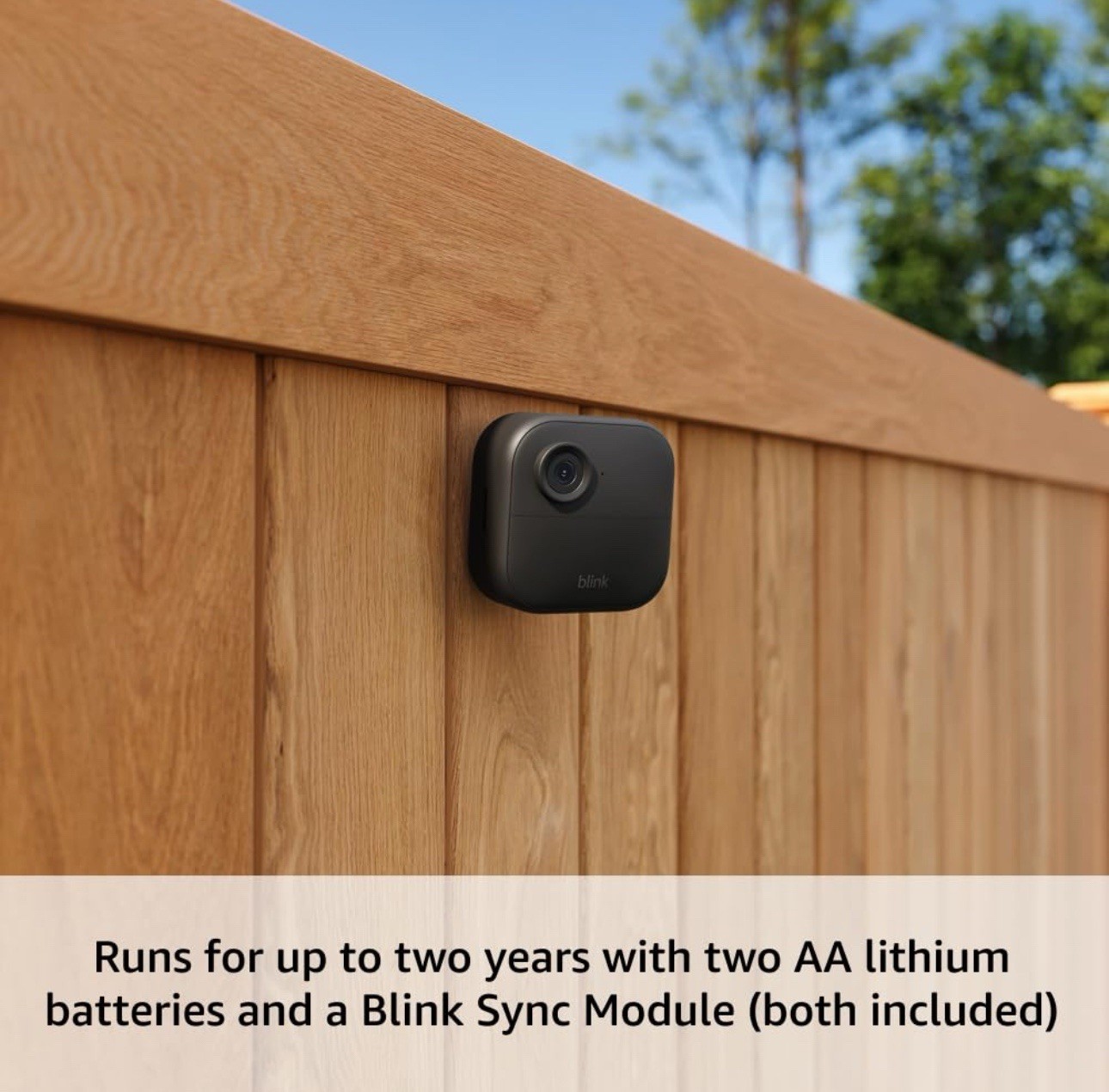 Blink Outdoor 4 Wireless Smart Security Camera, 2 Yrs Battery, 3 Cameras, Newest