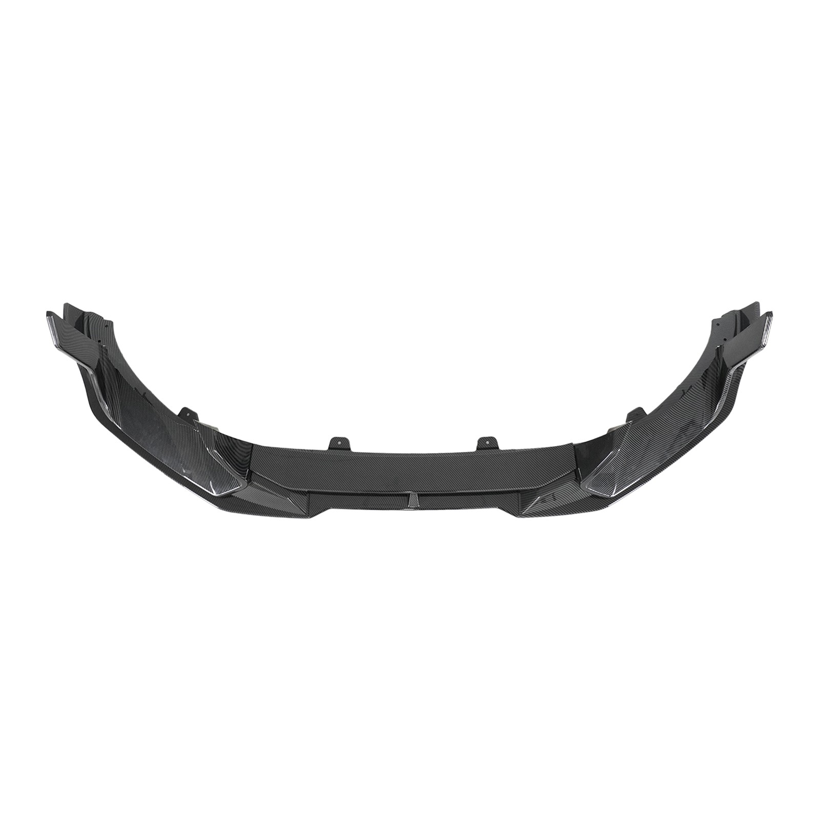 For KIA Stinger GT 18-23 Painted Carbon AD Style Front Bumper Lip W/Side Winglet