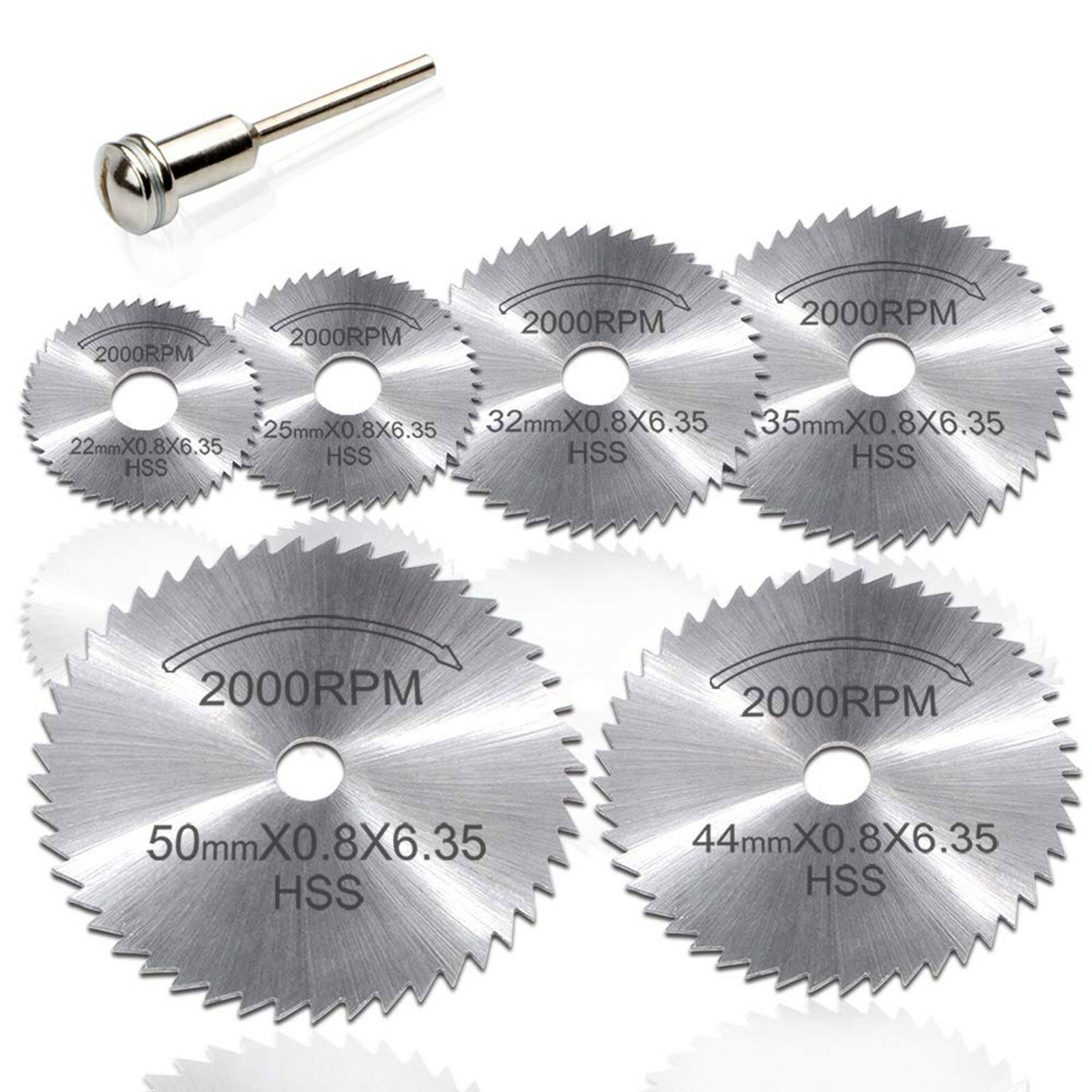 Circular Saw Disc Set Dremel Accessory Mini Drill Rotary Tool Wood Cutting Blade