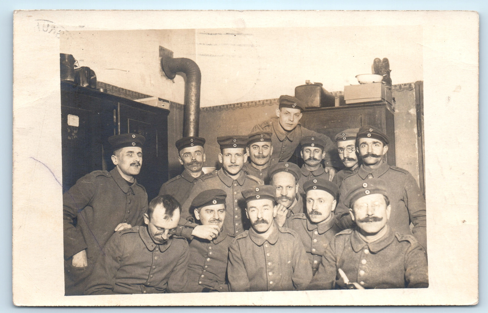 RPPC WWI German Army Soldiers Real Photo Postcard