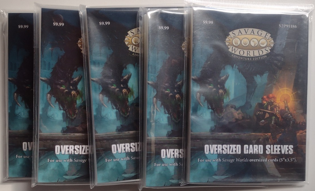 (250) SW Oversized Card Sleeves Protectors No PVC NIP 3.5x5 Boxtoppers CLOSEOUT