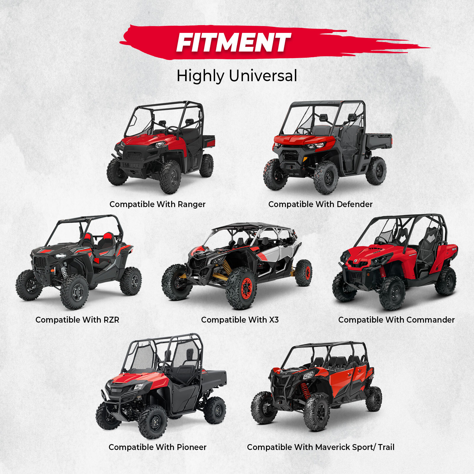 1 Pair 6.5'' Speaker Pods Enclosures Mount Overhead For UTV ATV Polaris Can Am