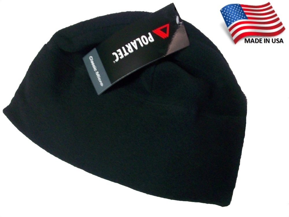 USGI POLARTEC NAVY MICROFLEECE CAP BLACK POLARTEC HAT ARMY FLEECE CAP BEANIE ECW