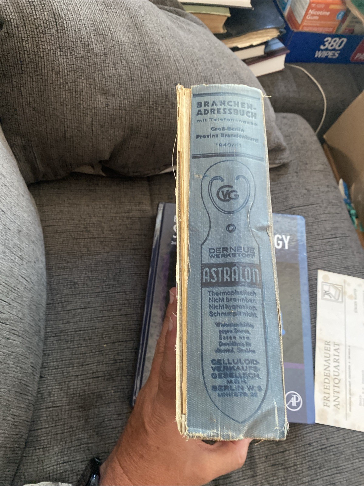 German BERLIN Phone Book 1940-41 WW2 Address Telephone Vintage Directory Germany