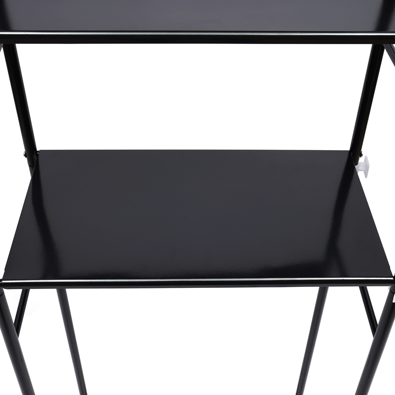 Over The Toilet Storage Rack 4-Tier Metal Bathroom Shelf Space Saver Organizer