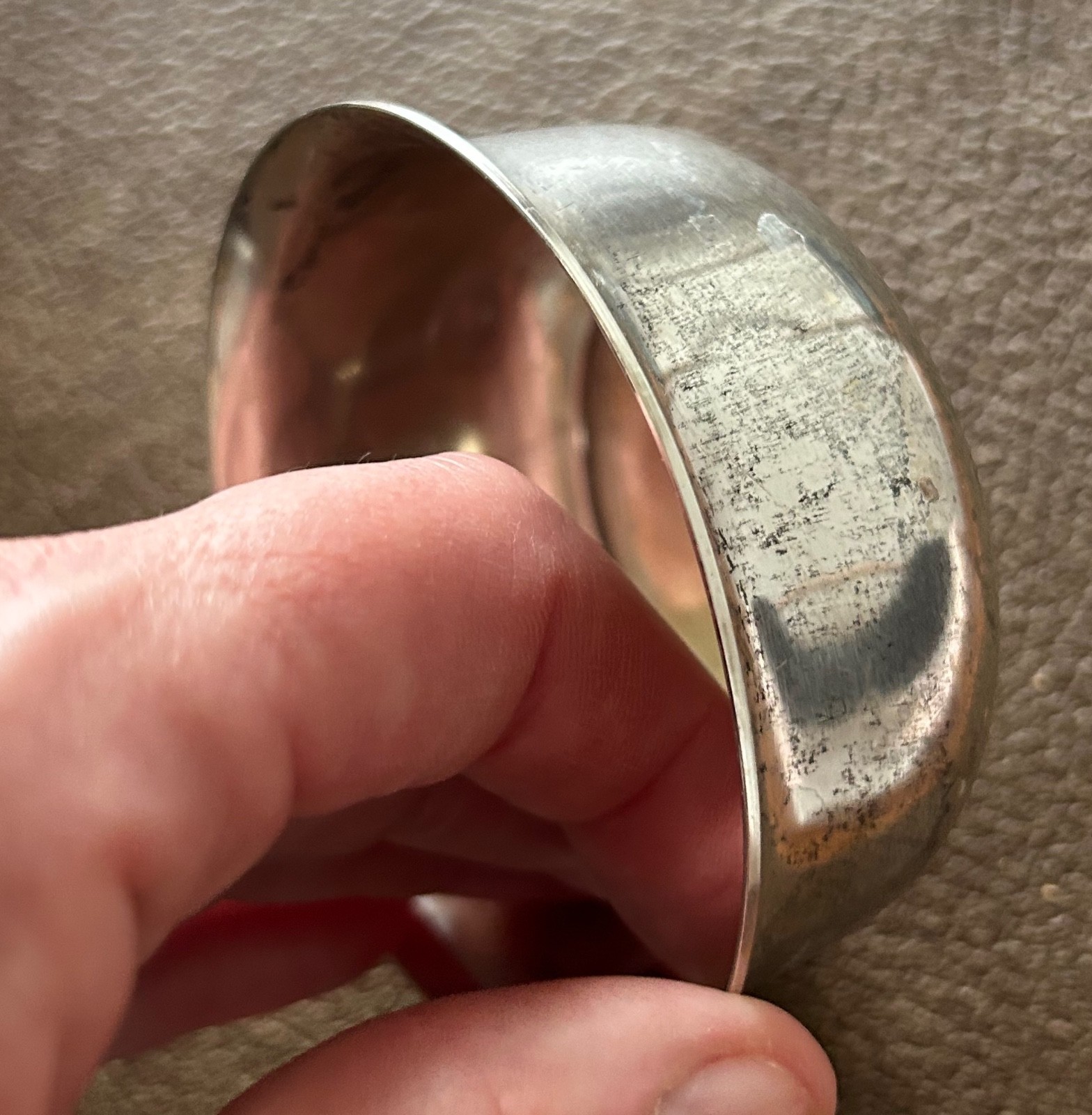 ANTIQUE BRUCKMANN & SOHNE GERMAN 835 SILVER SMALL BOWL