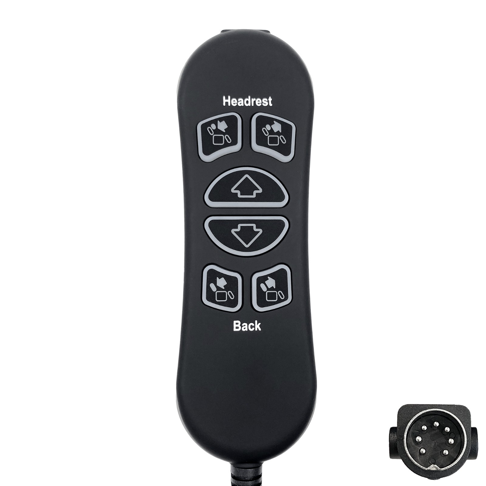 6 Button 7 Pin Power Recliner Remote Controller Replaces HHC HSW306 Hand Control
