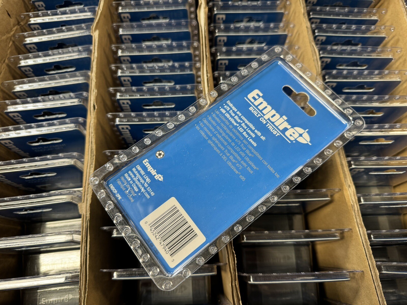 NEW LOT Empire ENDCP-2PK Level Box Level Endcap Replacement Set Case of 100 NIB