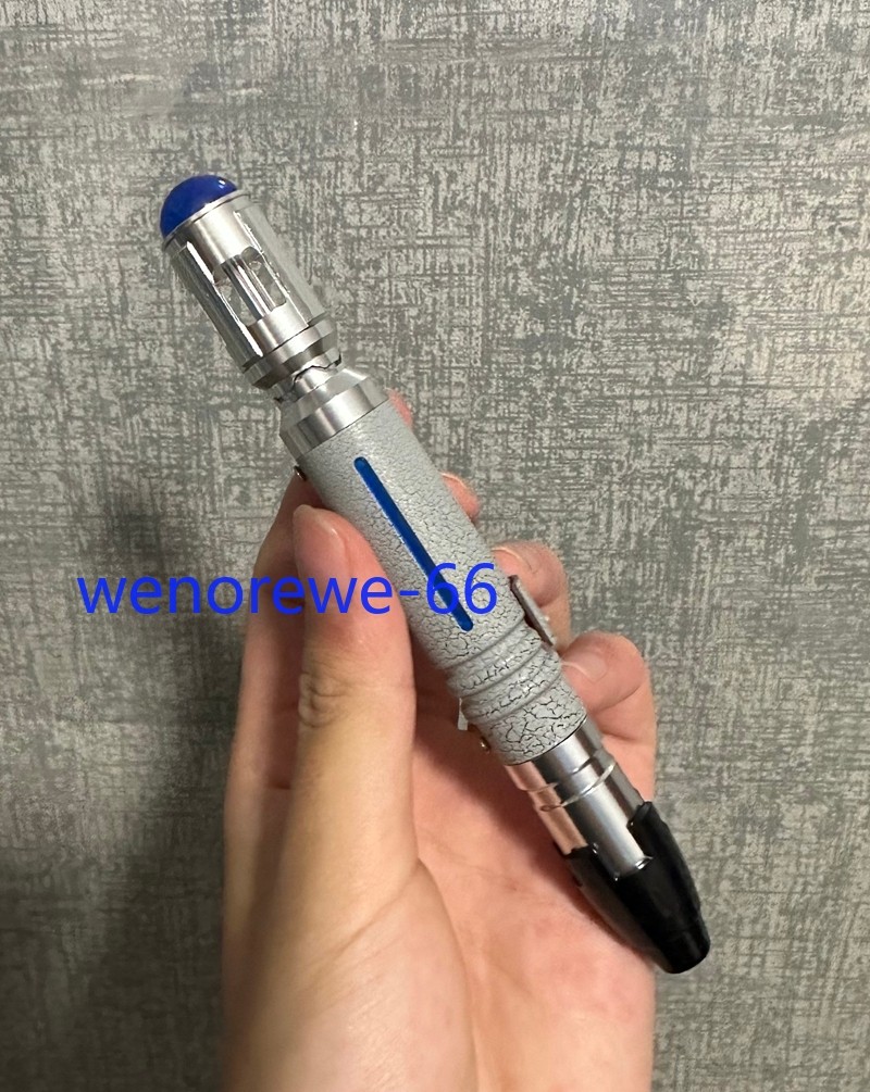 US Now!! NAWYA Doctor Who 10th Replica Metal LED Sonic Screwdriver Scalable Prop