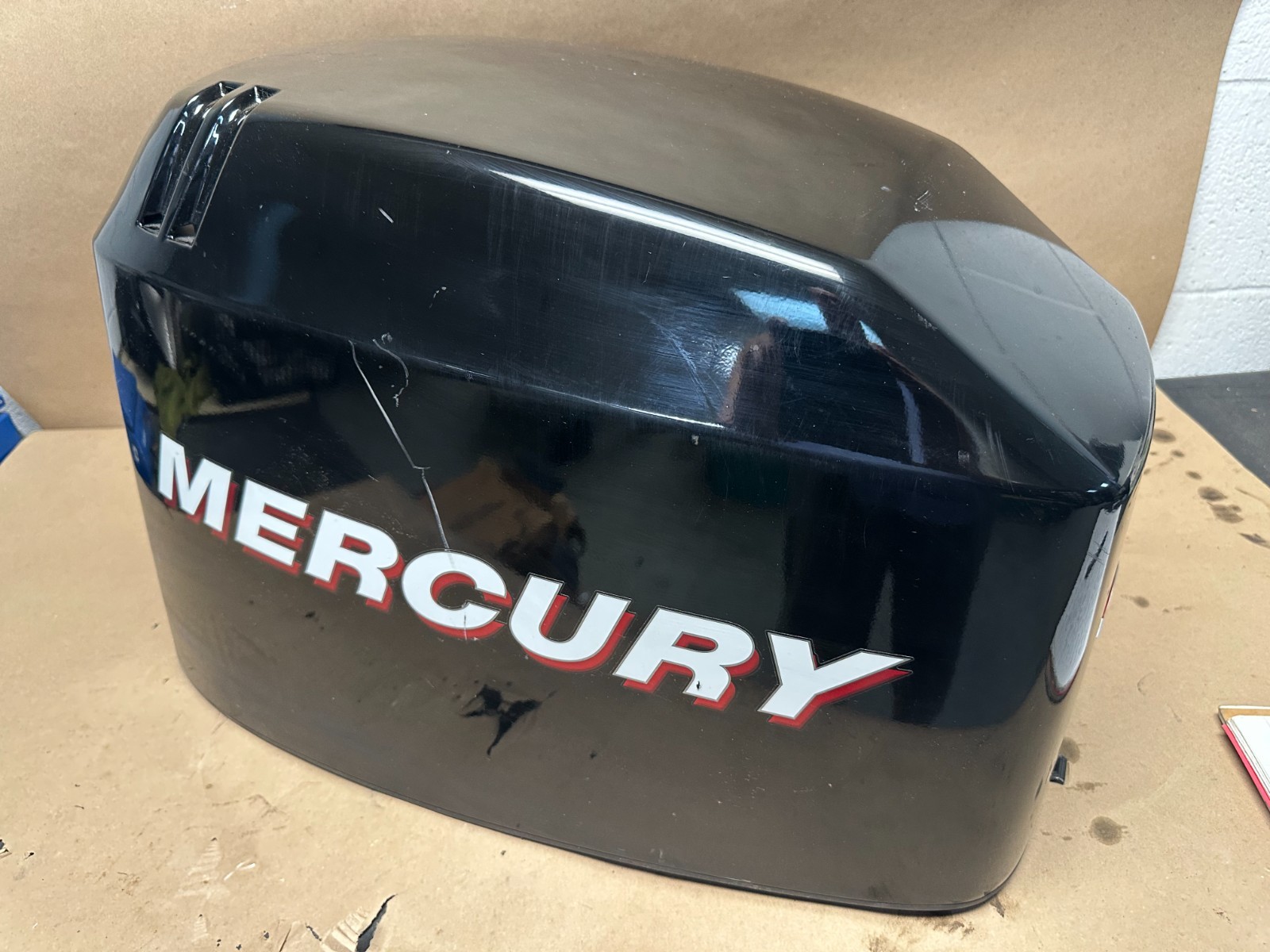 Clean Used Mercury 60 Hp 4-Stroke Efi Old Style Outboard Cowling Hood