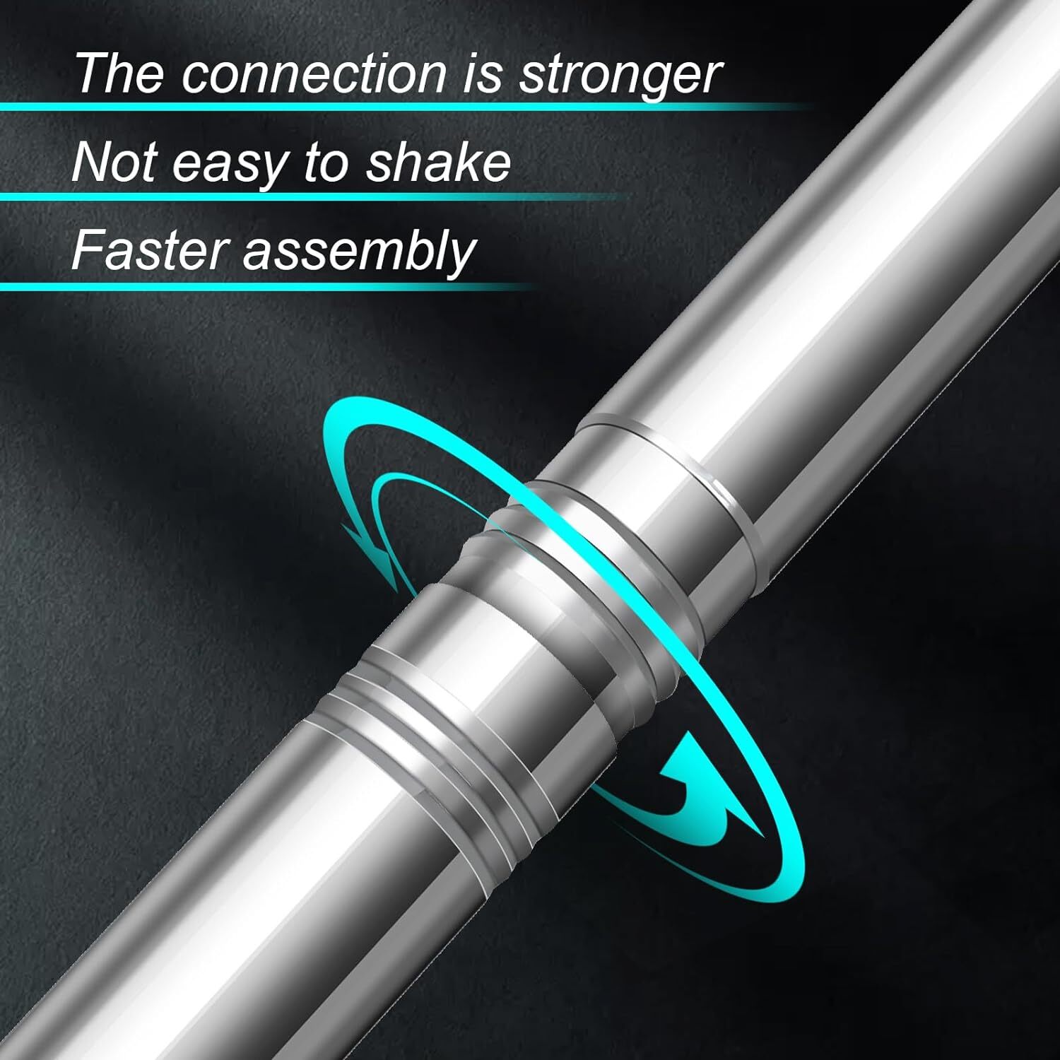 Starlink Gen 3 Pole Mount Kit, 9ft Starlink Ground Pole, Pipe Adapter Included