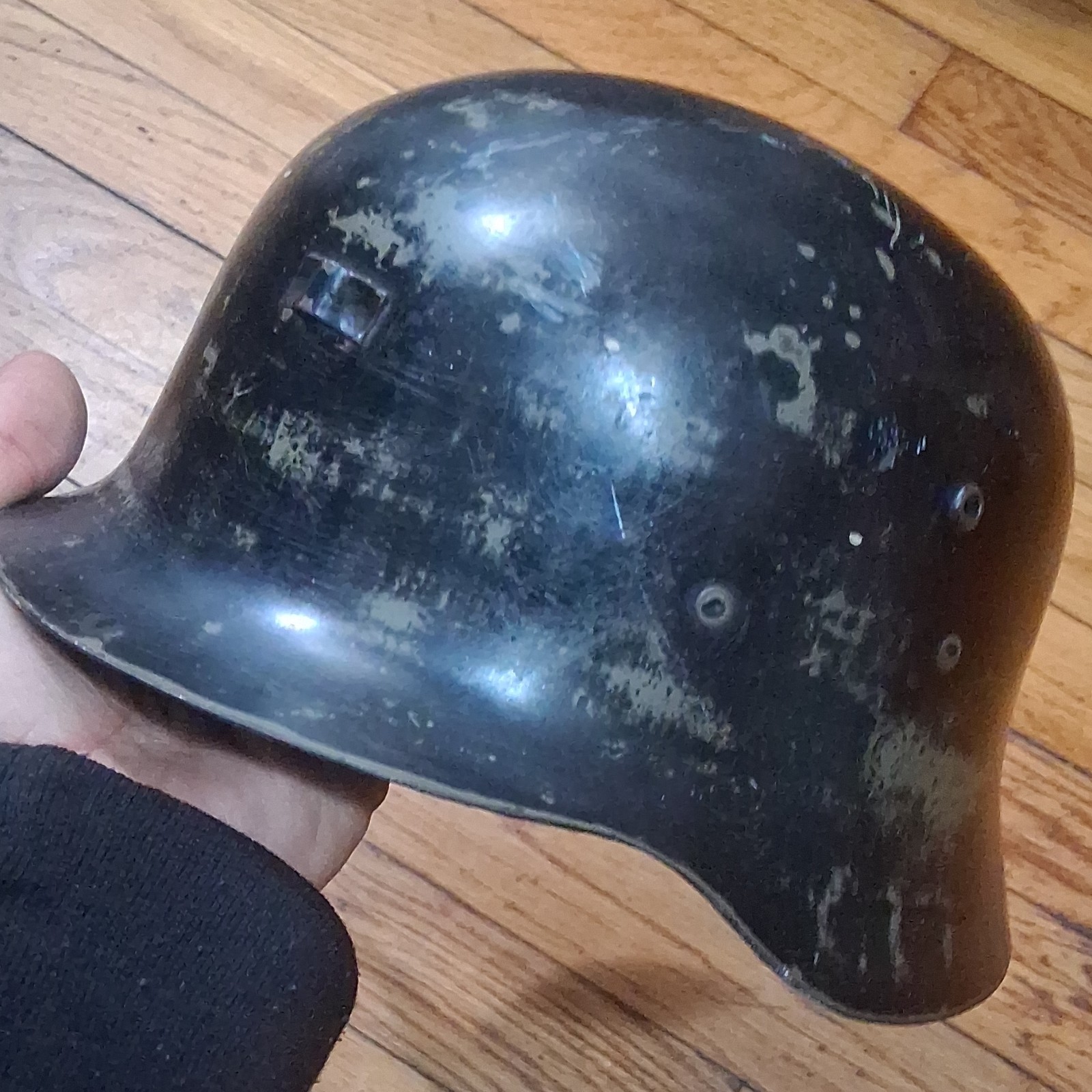 Rare 1942 WW II Spanish Modelo Z Steel Helmet w/ Liner Militaria Collectible