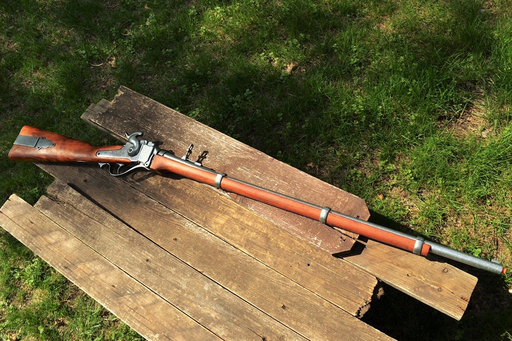 Sharps 1859 Military Civil War Rifle - Old West - Union Cavalry - Denix Replica