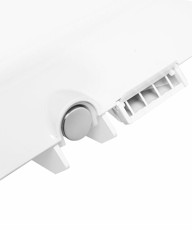 Brondell - ELONGATED CL1700 Bidet Seat with Remote Controlled White Open Box