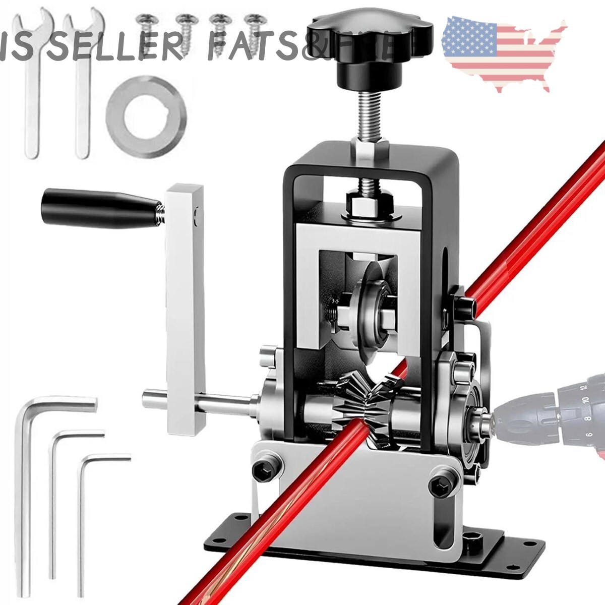 Manual Wire Stripping Machine Portable Cable Stripper 1mm to 21mm Hand Crank