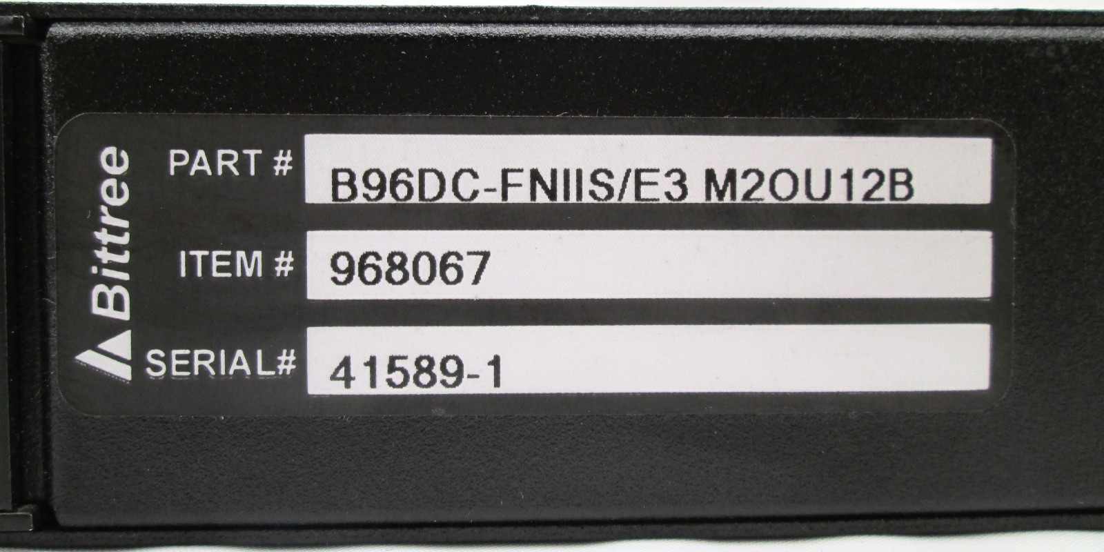 Bittree B96DC-FNIIS/E3 96-Point TT-Audio Bantam Patchbay Patch Bay Panel