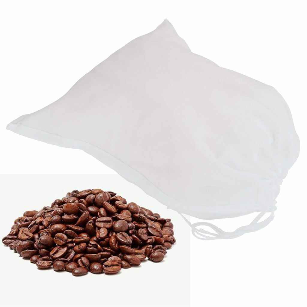 3/6/9X Reusable Fine Mesh Nut Milk Cheese Cloth Bag Cold Brew Coffee Filter Bag
