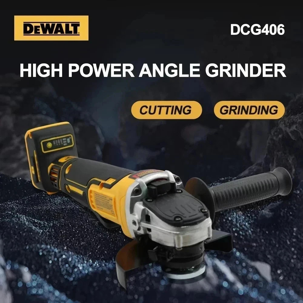 Dewalt DCG406 125MM 9000RPM Brushless Angle Grinder Cordless Cutting Machine