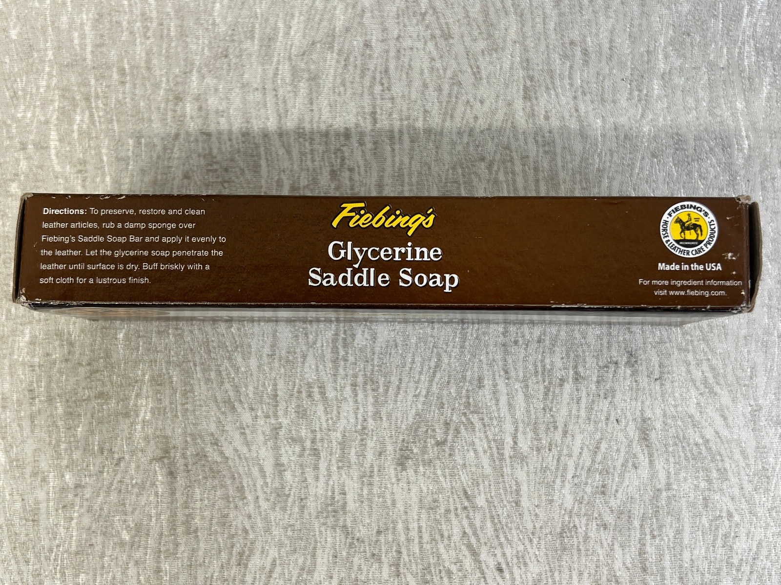 Fiebings Glycerine Saddle Soap Bar Leather