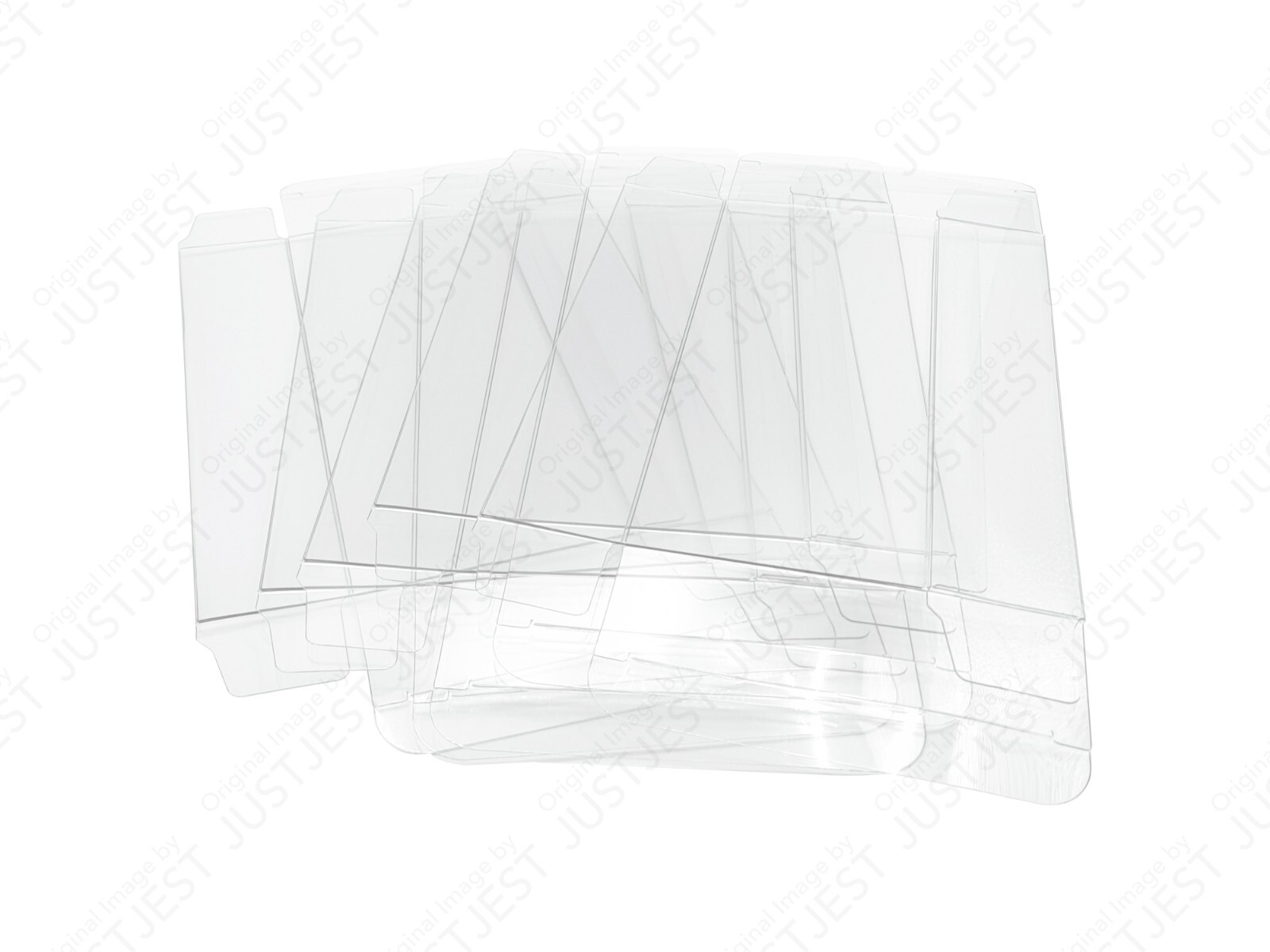 Pokemon Protective Clear Case for Sleeved Booster Packs (x10) w/ Removable Film