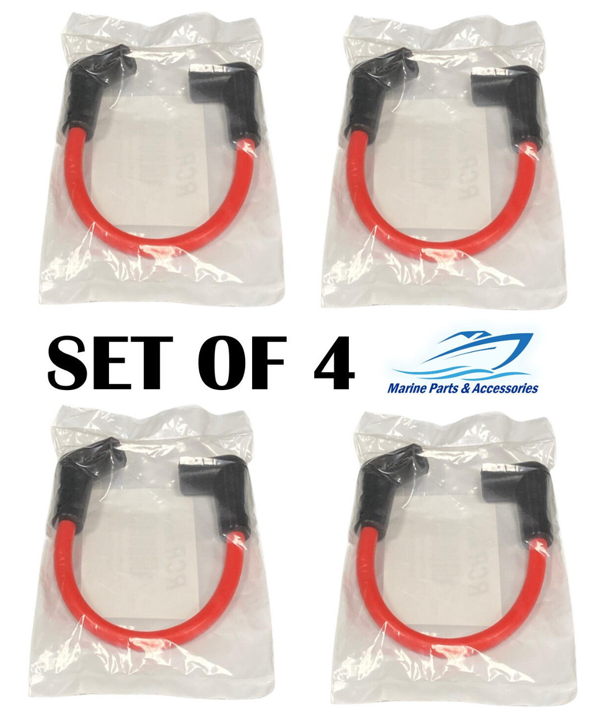 9.5" Spark Plug Wire Set Fits Johnson Evinrude 80 90 115 120 140 Hp V4 582365